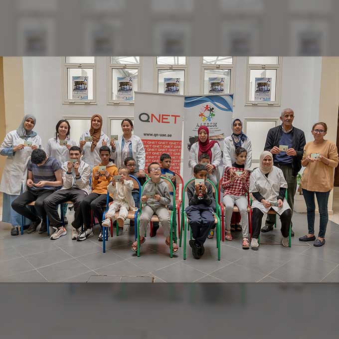QNET fait don de bons cadeaux de l'Eid à l'Association Al Amal au Maroc